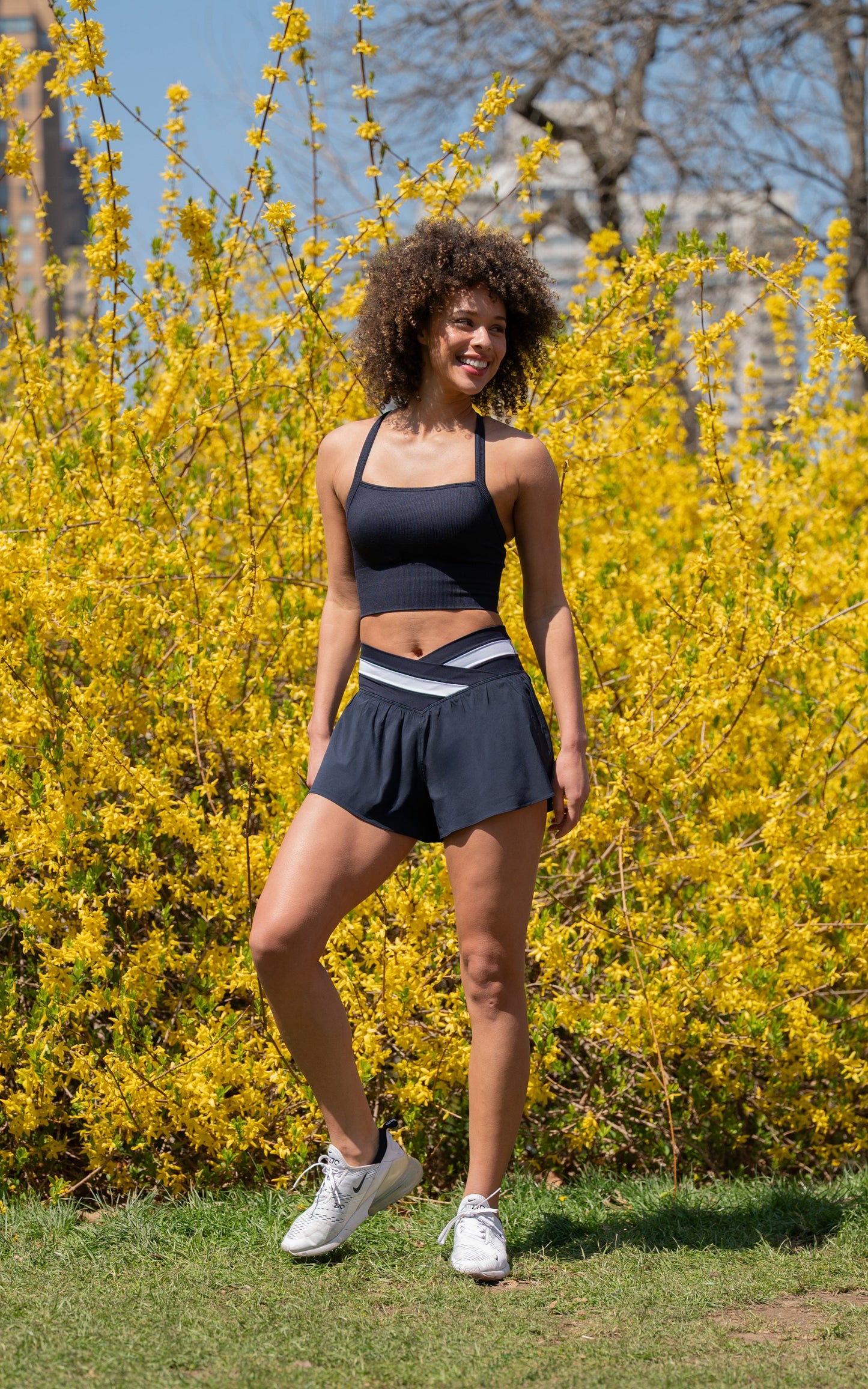 90 Degree by Reflex Seamless Bra Tank & Crossover Short Set