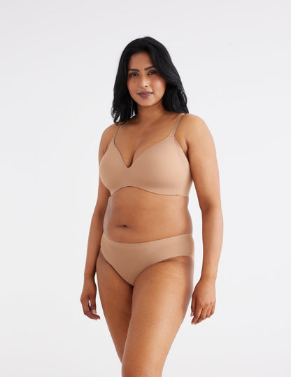 Light Leakproof No-Show Bikini - Last Call