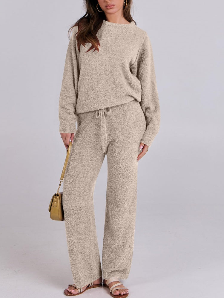 ✨Fuzzy Fleece Lounge Sets 2 Piece Outfits
