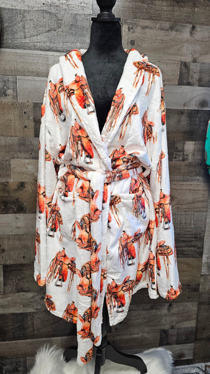Baha Ranch Saddle UP Western Robe