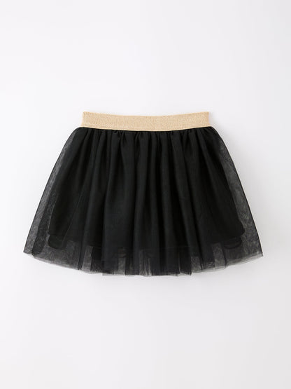 Back To School Crayon Girls Skirt Tulle Applique Skirt