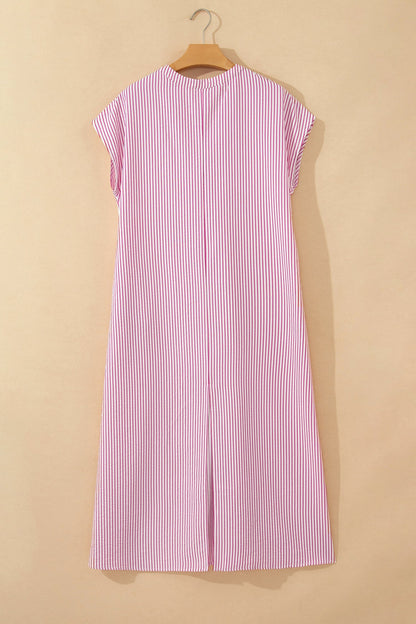 Gabrielle Short Sleeve Long Dress