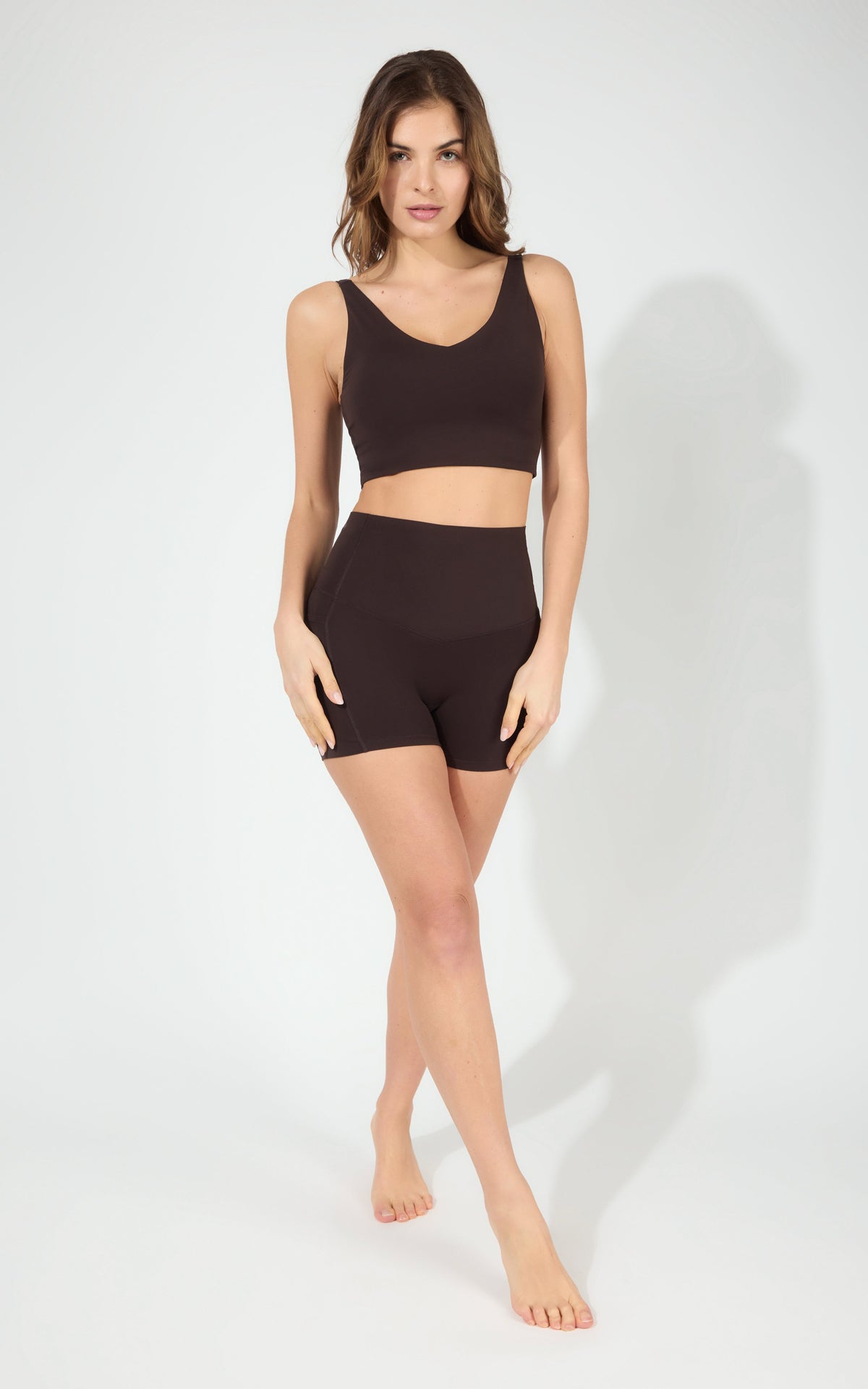 90 Degree by Reflex Nux Sabrina Bra Tank & 5" Short Set