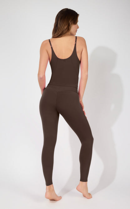 90 Degree by Reflex Nux Veloria Bra Tank & Contour Ankle Tight Set Rose Violet