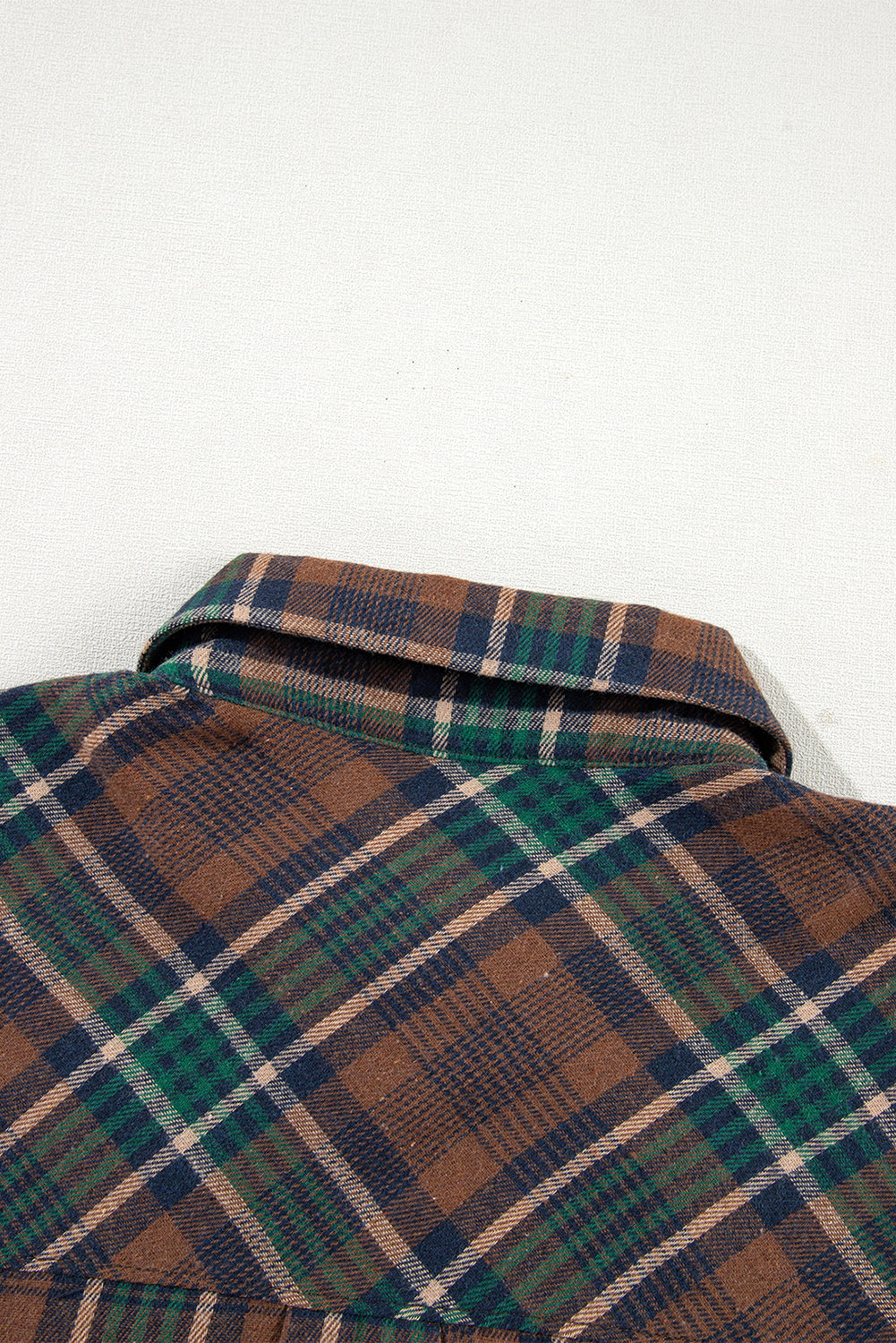 Threaded Pear Elizabeth Plaid Print Chest Shirt