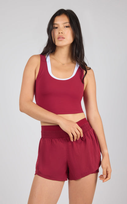 90 Degree by Reflex Lux Veda Tank & 2 in 1 Running Short Set