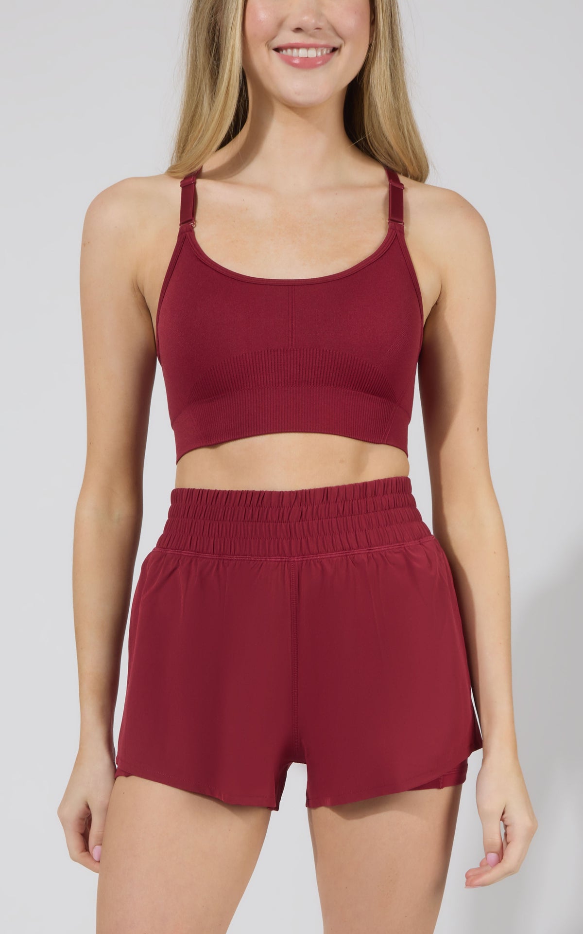 90 Degree by Reflex Seamless Bra & Love and Flutter Short Set