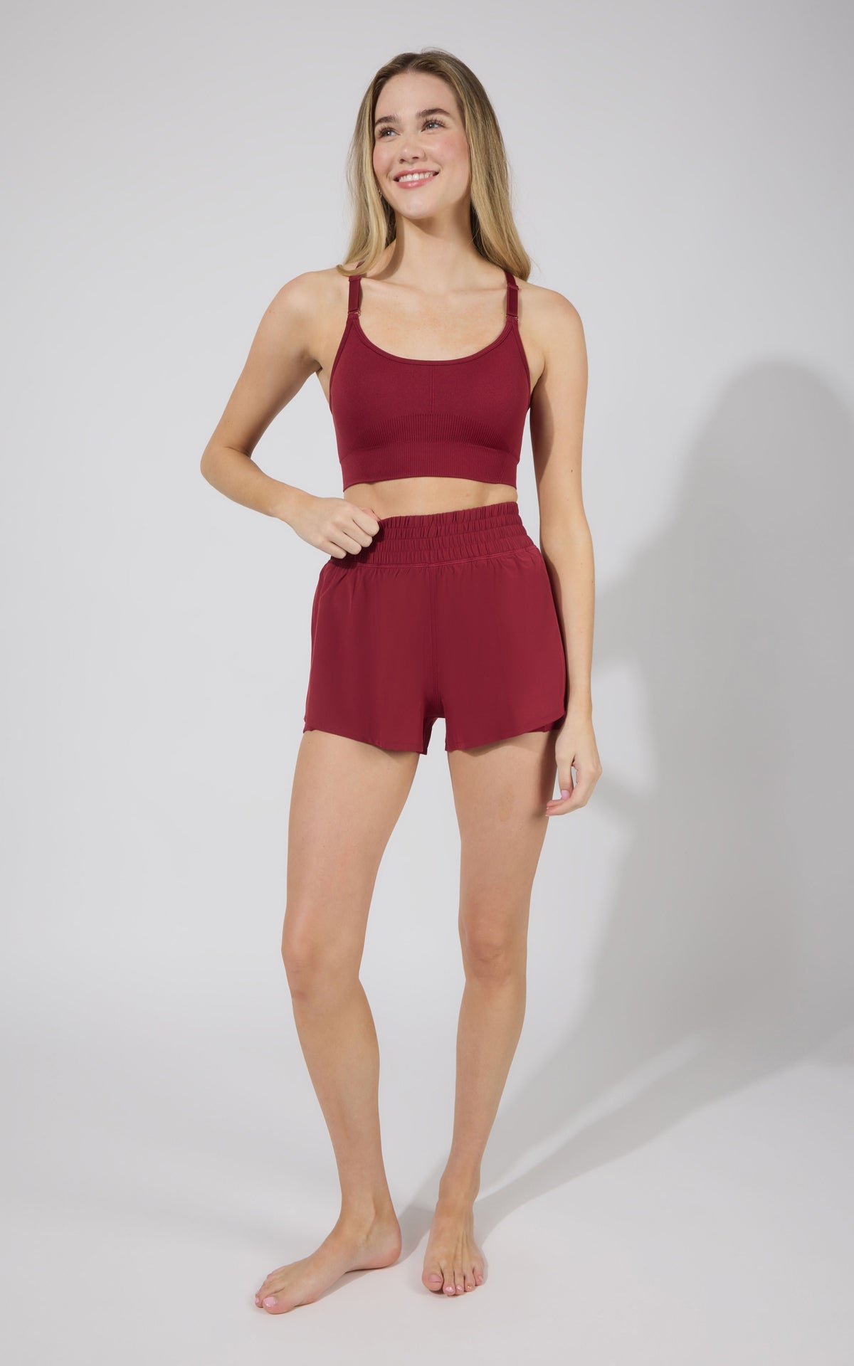 90 Degree by Reflex Seamless Bra & Love and Flutter Short Set