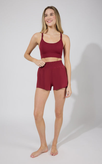 90 Degree by Reflex Seamless Bra & Love and Flutter Short Set