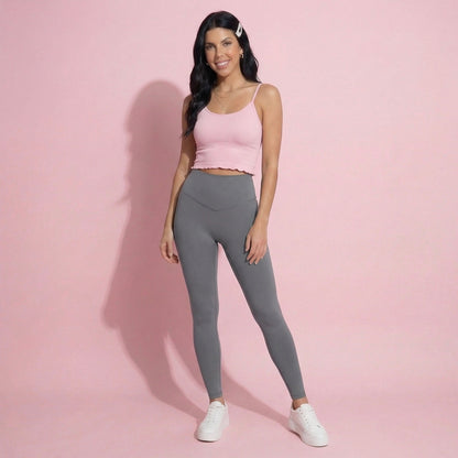 Anna-Kaci Active Women's Seamless High Waist Compression Leggings with Smooth Sculpting Fit and Stretch Fabric