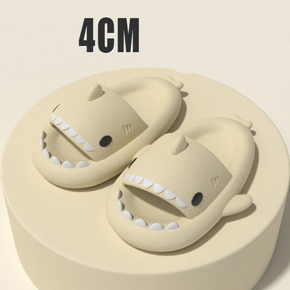 Funny Shark Cartoon Slides for Adults | Indoor & Outdoor Thick Sole Shark Slippers | Non-Slip EVA Cloud Slides for Men & Women
