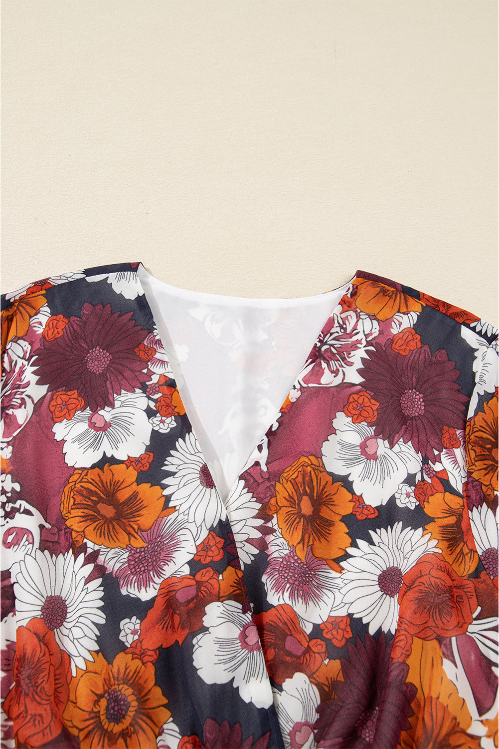 Threaded Pear Marianna Sleeve Flowy Mini Dress