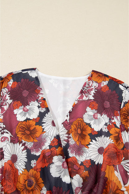Threaded Pear Marianna Sleeve Flowy Mini Dress