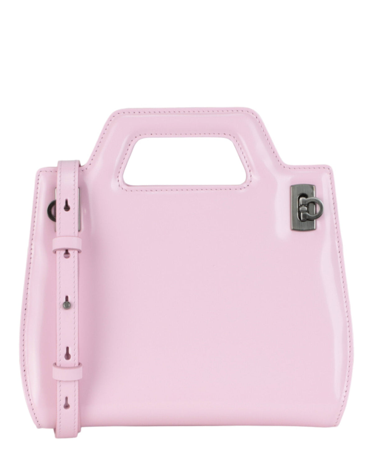Ferragamo Mini Wanda Leather Top-Handle Bag