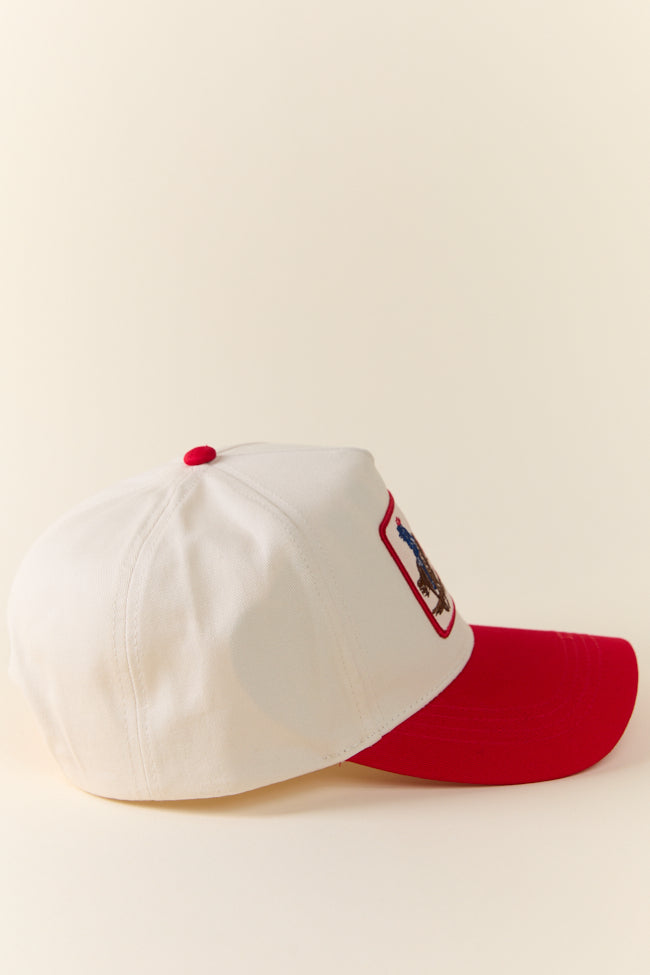 All American Cowgirl Red Trucker Hat