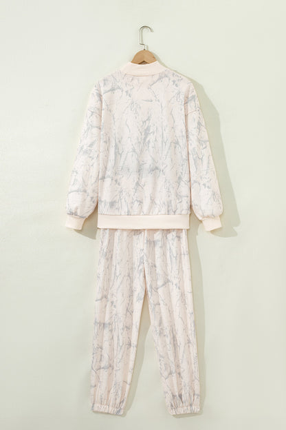 Threaded Pear Liliana Print Jogger Pants