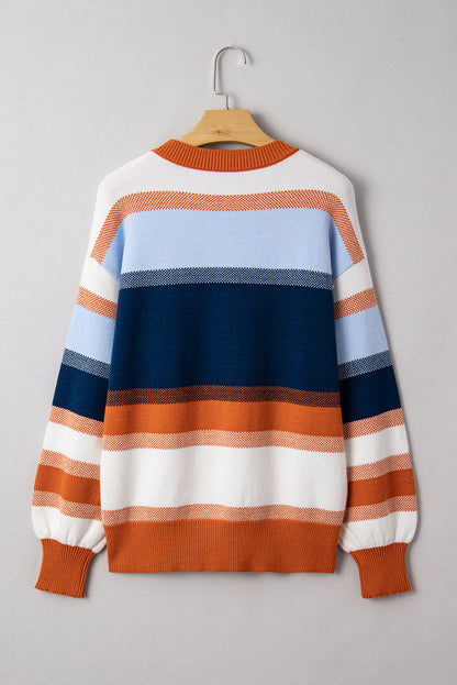 Threaded Pear Olivia Round Neck Tunic Sweater