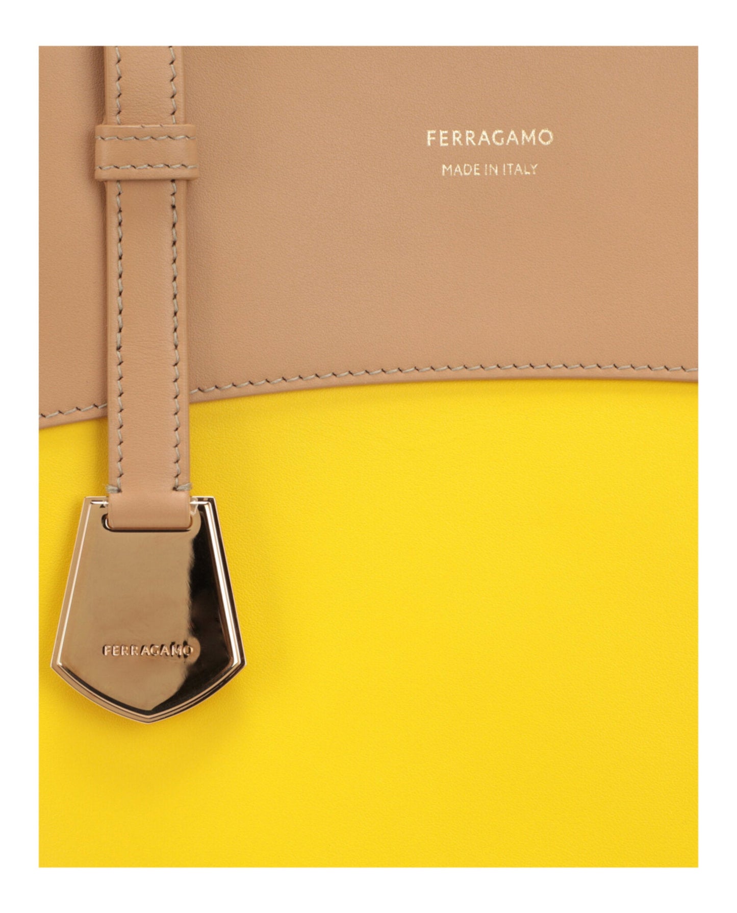 Ferragamo Charming Meduim Leather Tote Bag