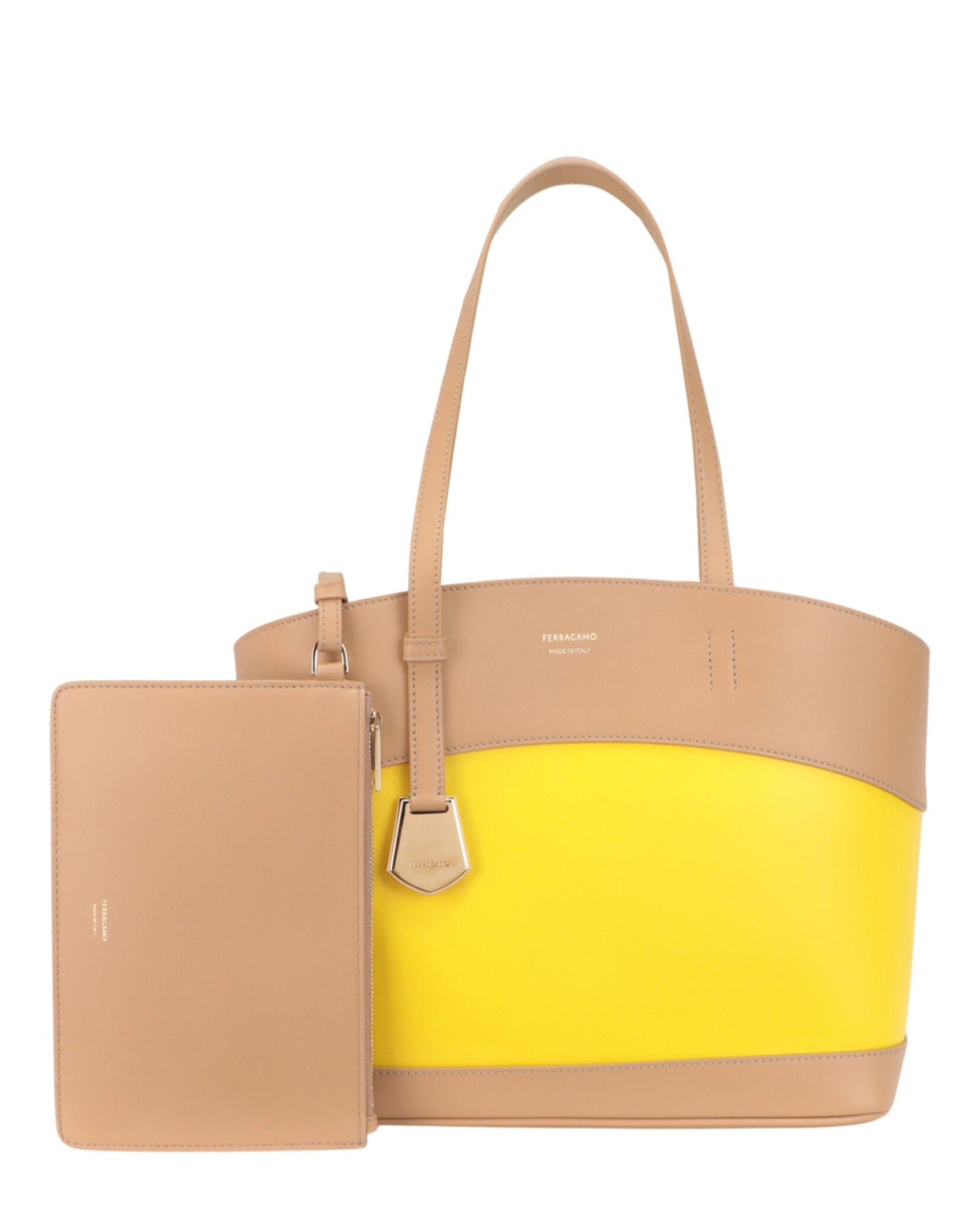 Ferragamo Charming Meduim Leather Tote Bag
