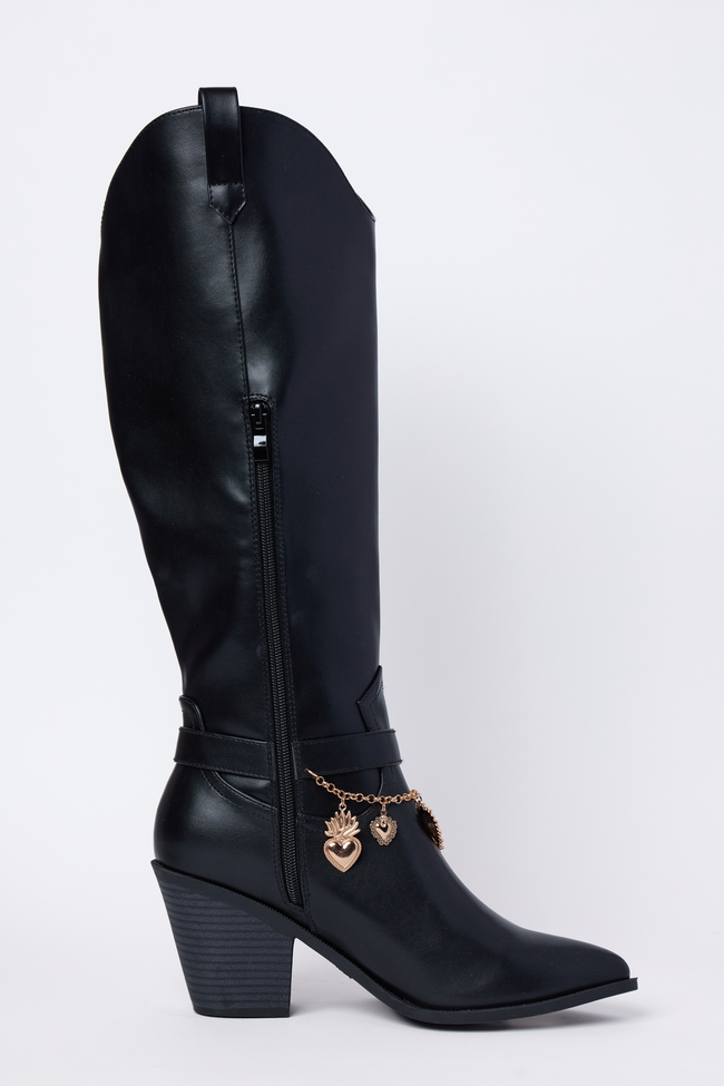 Cattle Black Charm Cowboy Boots