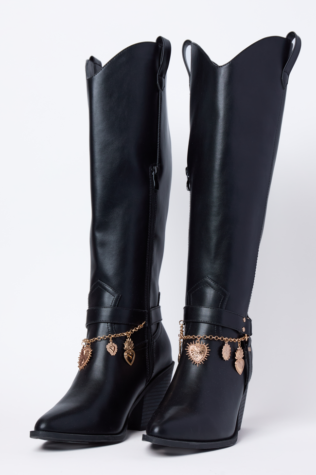 Cattle Black Charm Cowboy Boots
