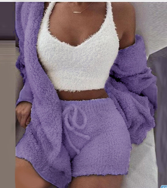 Women’s Plush 3-Piece Homewear Set