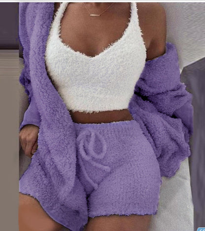 Women’s Plush 3-Piece Homewear Set