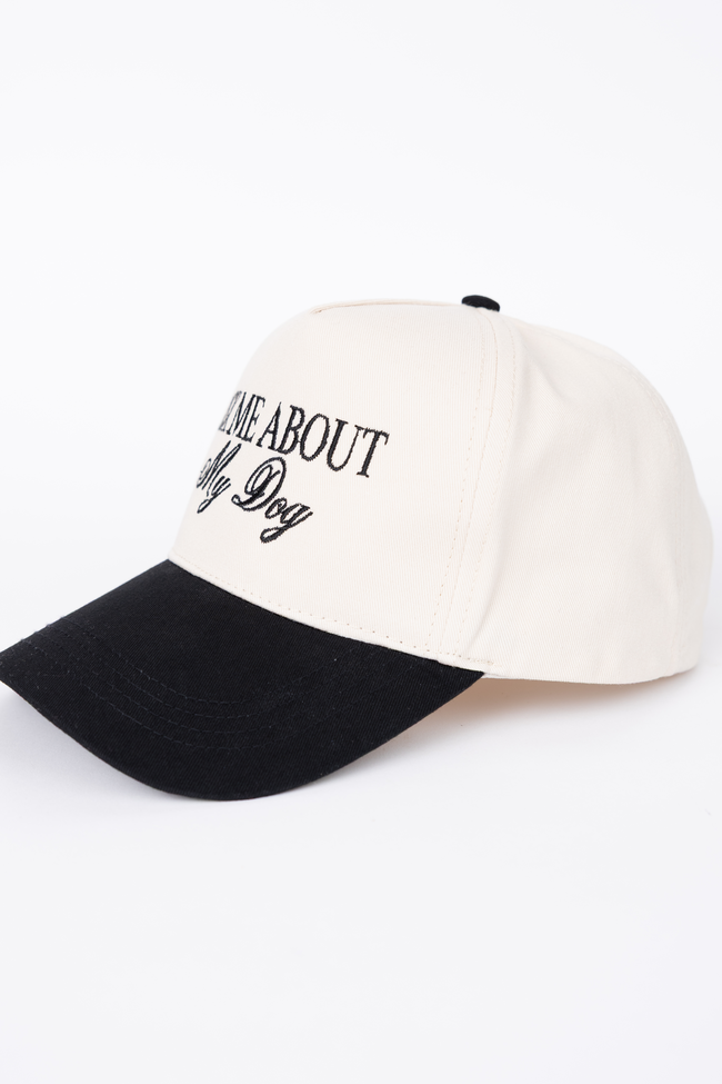 Ask Me About My Dog Black Trucker Hat