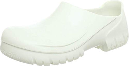 Birkenstock Unisex A640 Steel Toe Polyurethane White
