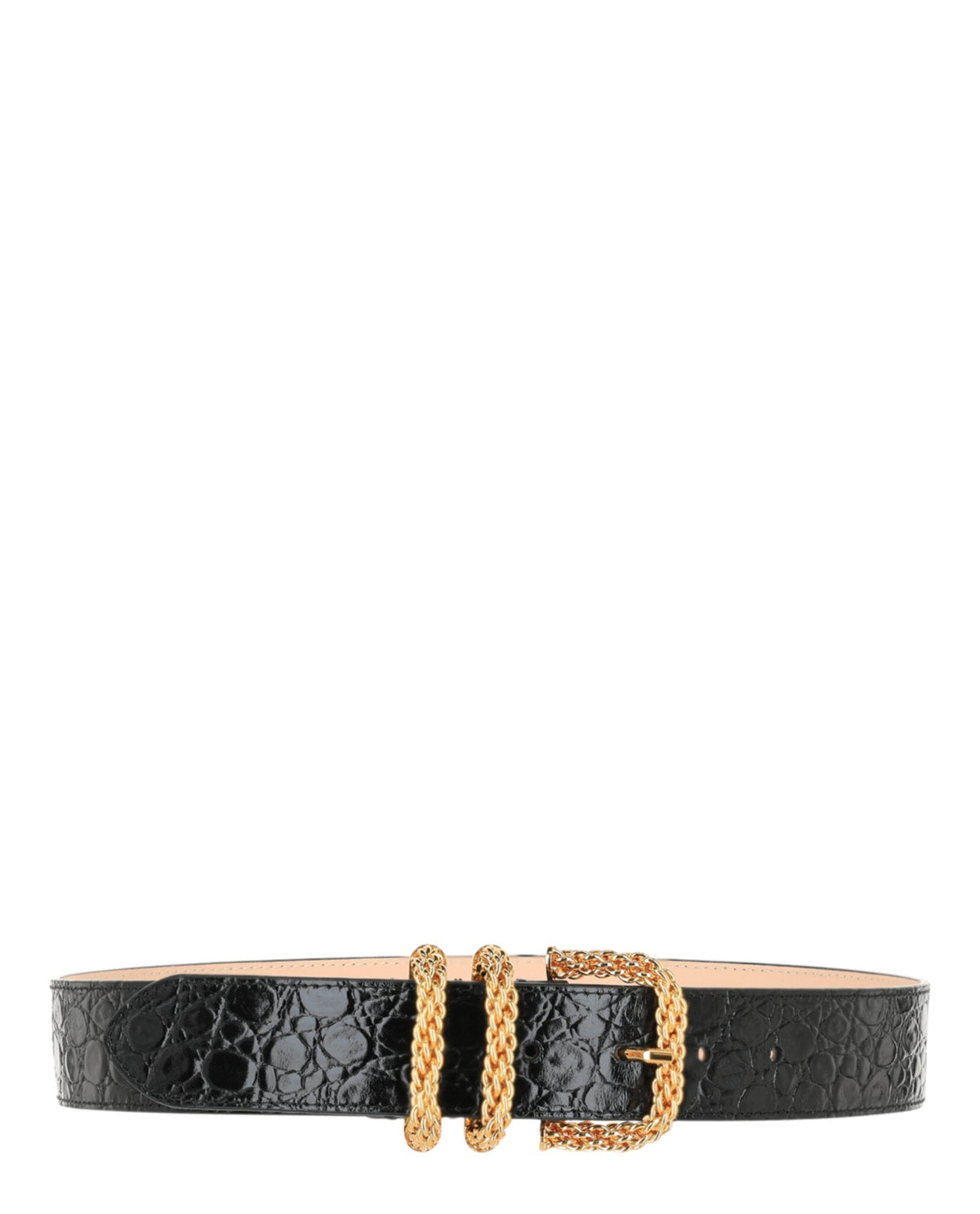 ByFar Croc Embossed Katina Belt