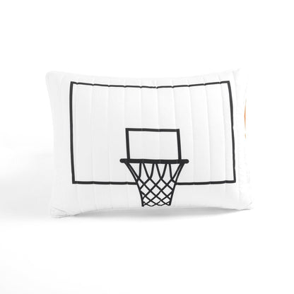 Basketball Game Reversible Quilt Set