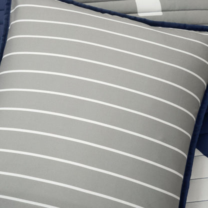 Baseball Game Reversible Oversized Kids Quilt Set