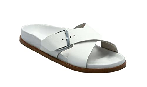 Birkenstock Unisex Siena Avantgarde Natura Leather Premium White