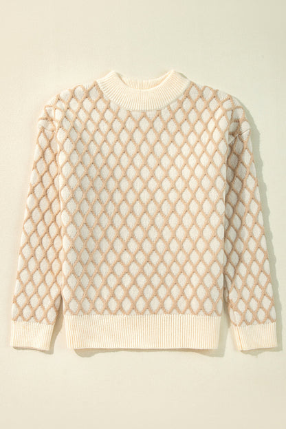 Threaded Pear Ella Drop Shoulder Loose Sweater