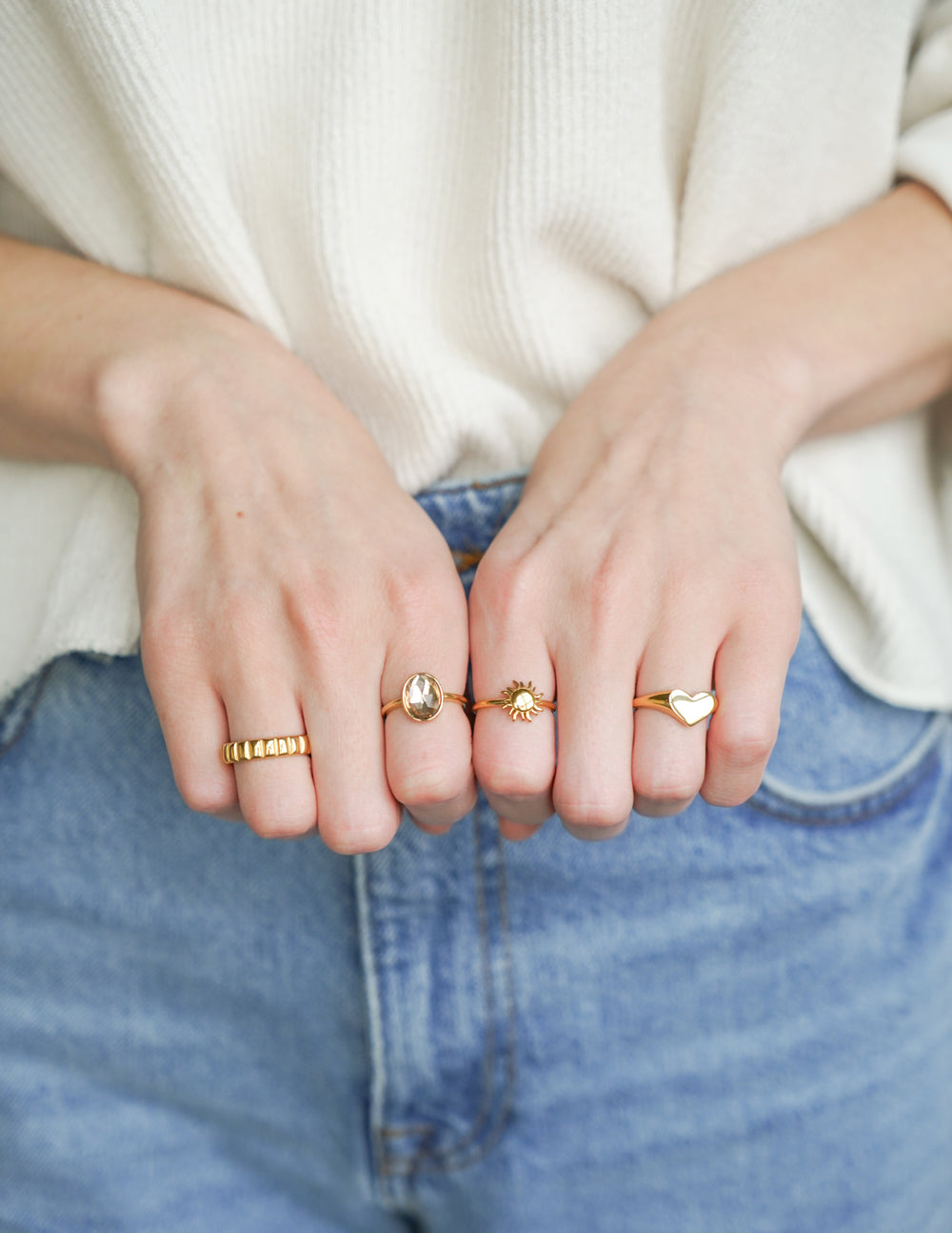 Elevated Faith Gold Sunset Ring