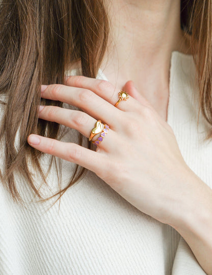 Elevated Faith Gold Sunset Ring
