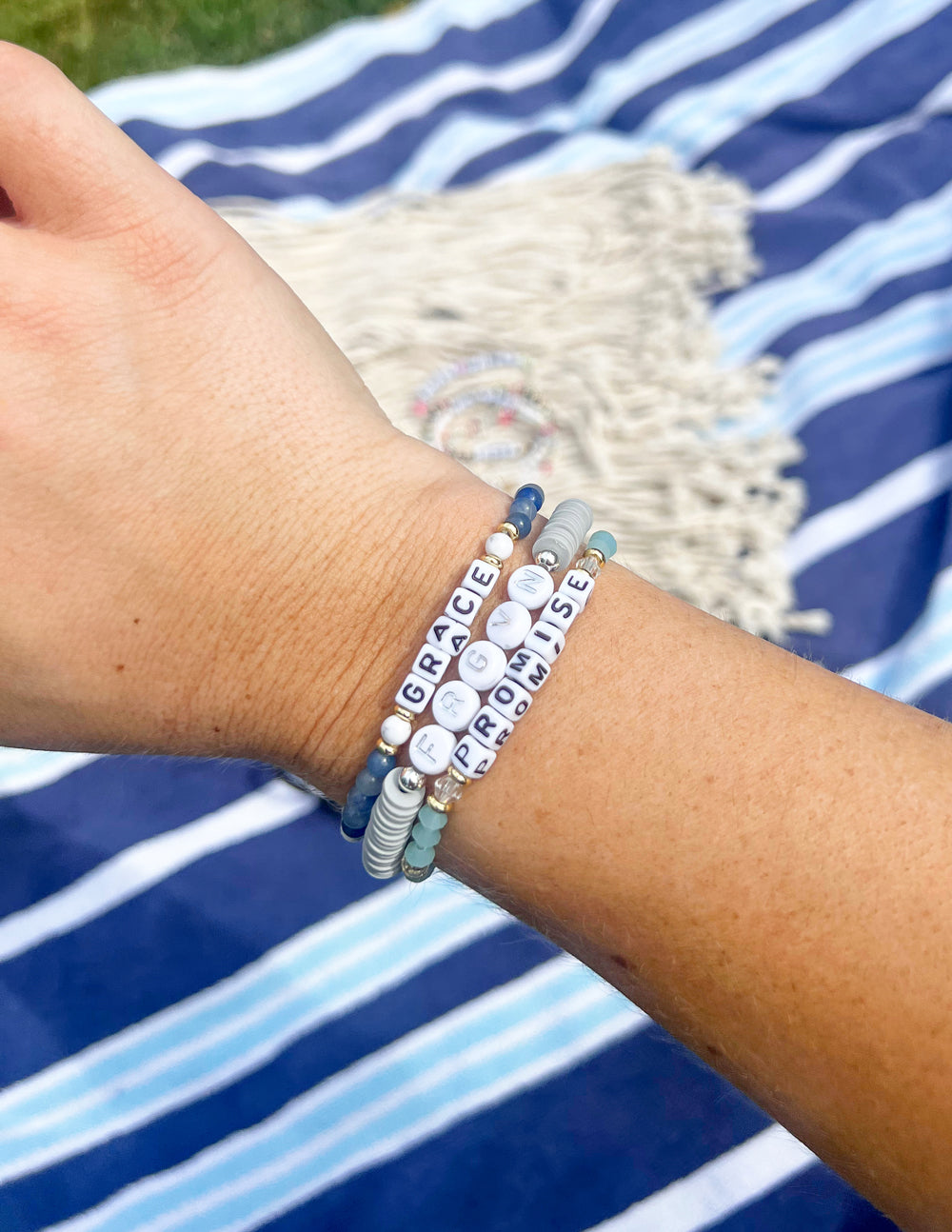Elevated Faith Promise Letter Bracelet