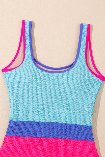 Threaded Pear Rory Patchwork One Piece Swimsuit