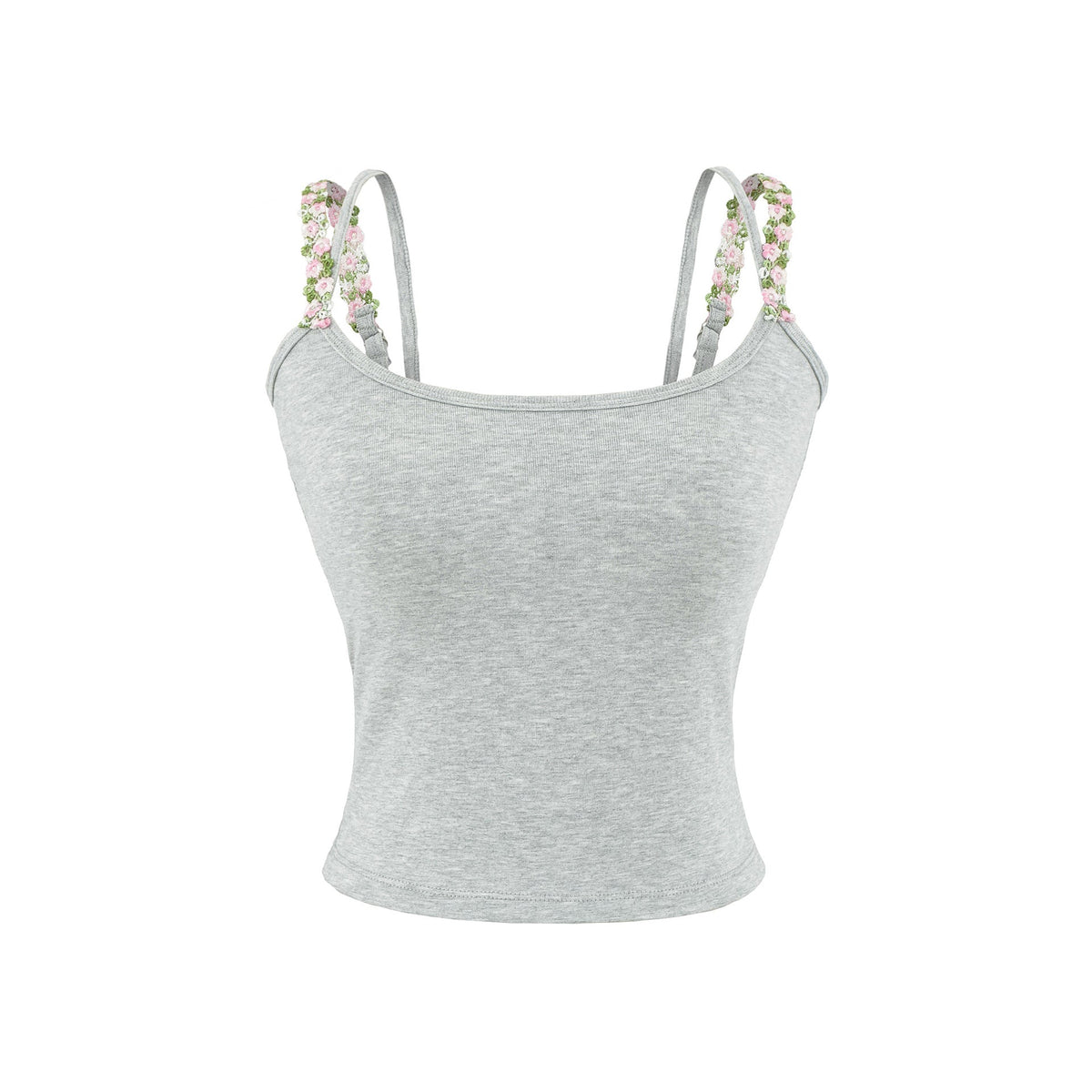 Round neck sleeveless top