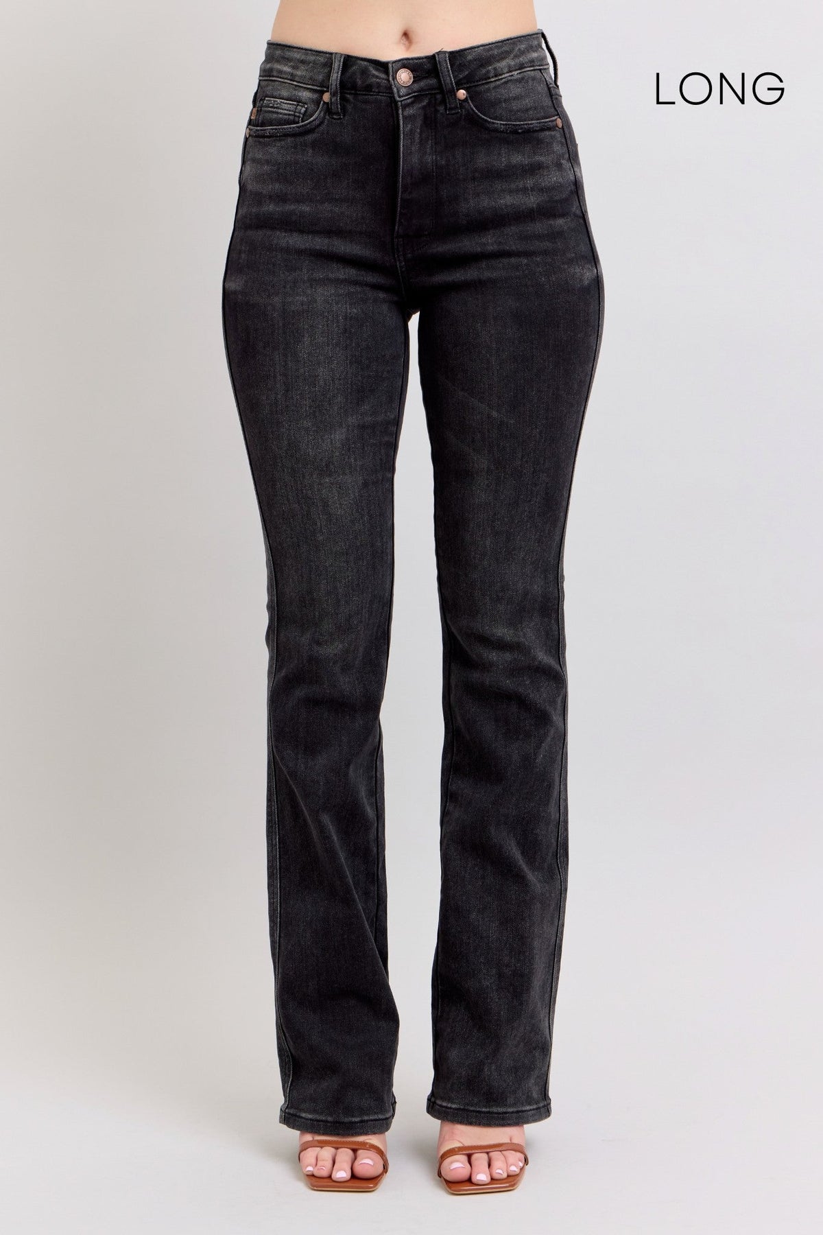 Black High Waist Tummy Control Bootcut - 3 Lengths