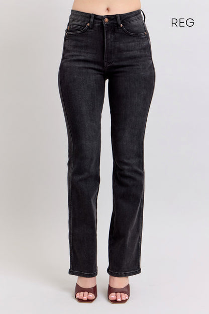 Black High Waist Tummy Control Bootcut - 3 Lengths