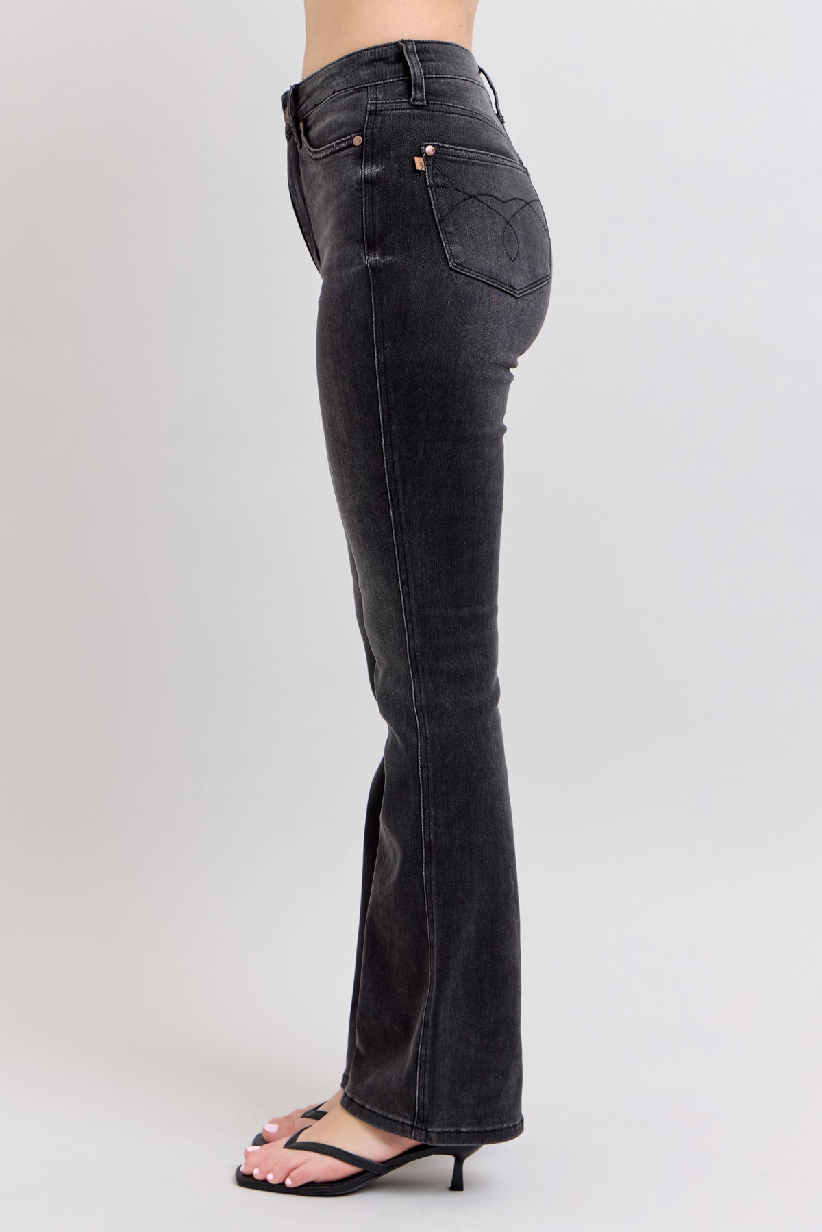 Black High Waist Tummy Control Bootcut - 3 Lengths