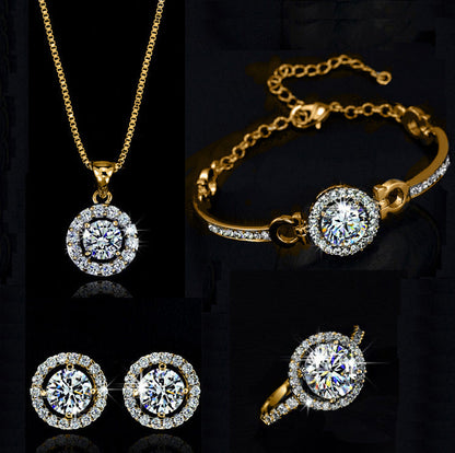 Premium Fashion Jewelry Sets for Women | Luxury Necklace, Earrings & Ring Collections | Matching Jewelry Suites for Weddings & Parties | Trendy High-Sense Accessories Sets