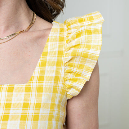 Flutter Sleeve Sun Dress