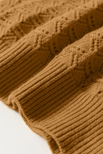 Threaded Pear Aria Edge Balloon Sleeve Sweater
