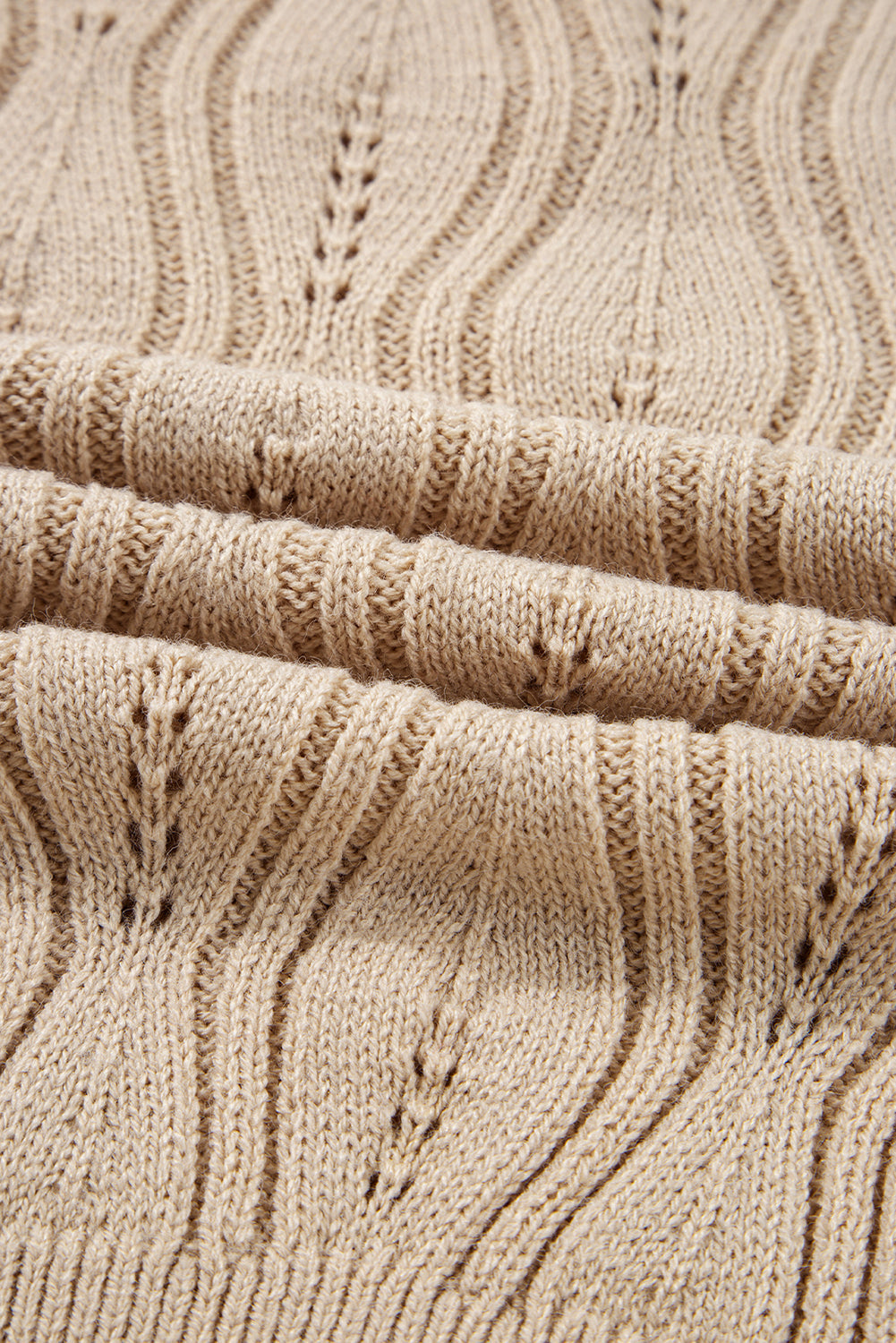 Threaded Pear Abigail Lace Patchwork Sleeve Sweater