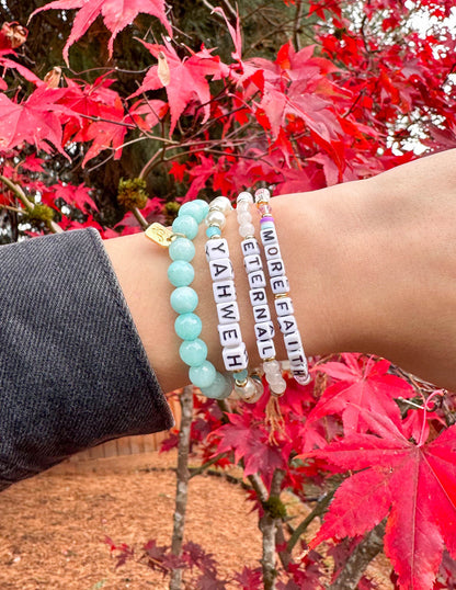 Elevated Faith Eternal Letter Bracelet