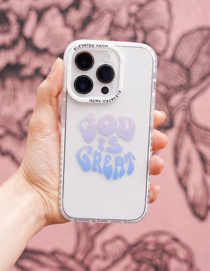 Elevated Faith God is Great Phone Case