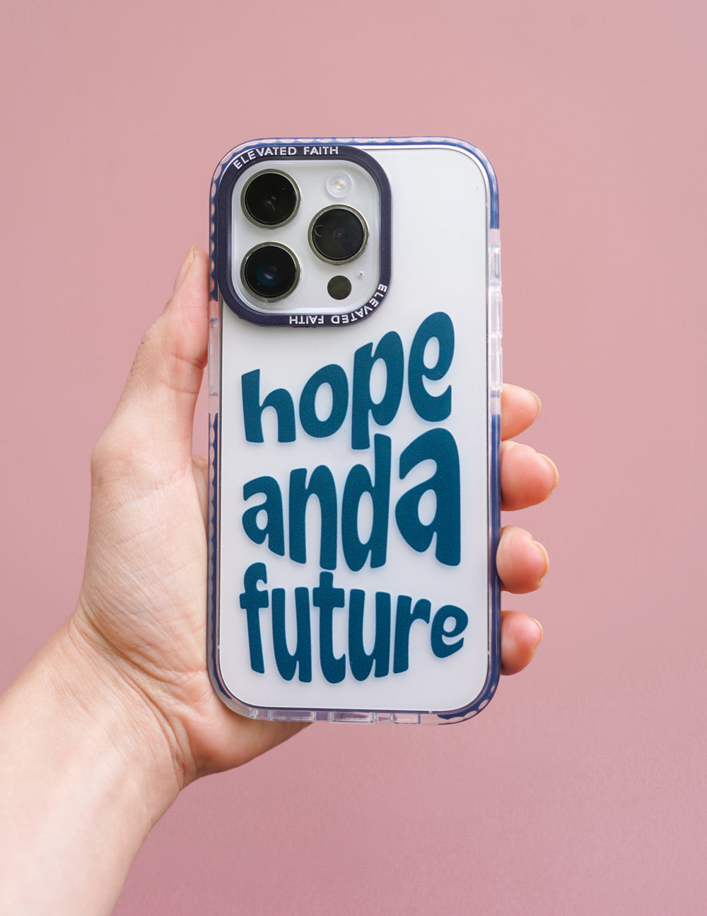 Elevated Faith Hope and a Future Phone Case