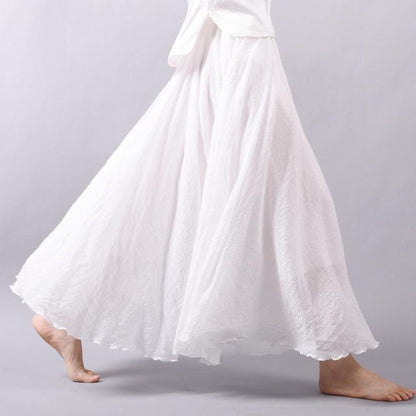 Saia Summer Skirt | High-Sense Lightweight Flowing Waistband | Trendy Minimalist Sleek A-Line Skirt | Luxury-Label Statuesque Radiant Apparel | 2026 High-Fashion Emerald-Luxe Essential